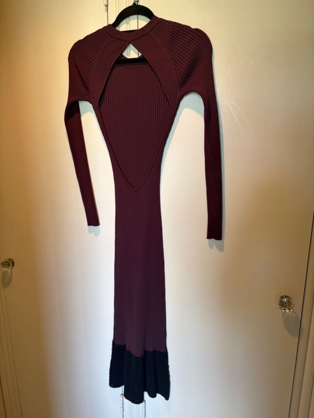 STAUD Mulholland Cutout Detail Long Sleeve Dress - Picture 5 of 5